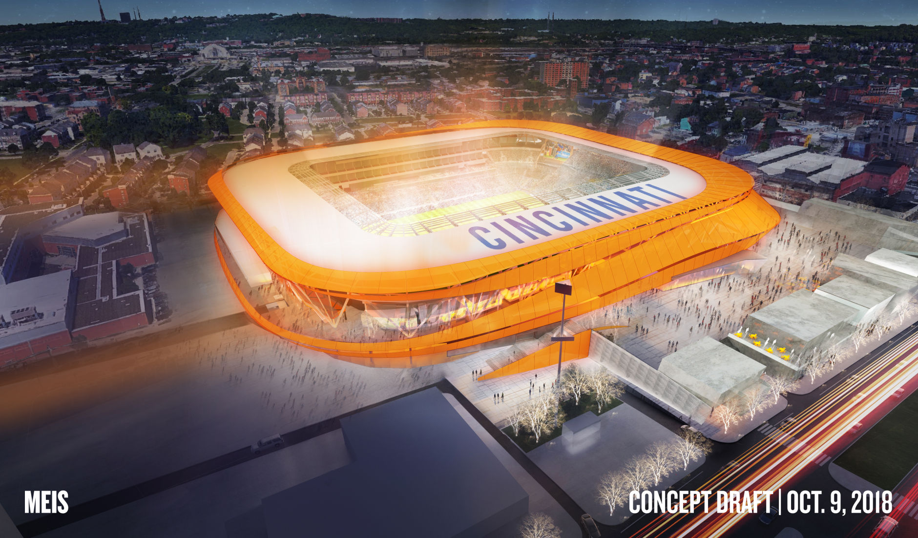 FC Cincinnati stadium design - Meis Architects